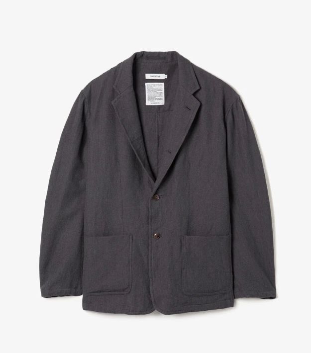 LABORER 4B JACKET WOOL COTTON TWILL / HEATHER CHARCOAL / 4ボタンジャケット