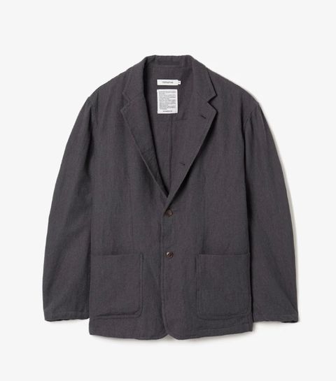 LABORER 4B JACKET WOOL COTTON TWILL / HEATHER CHARCOAL / 4ボタンジャケット