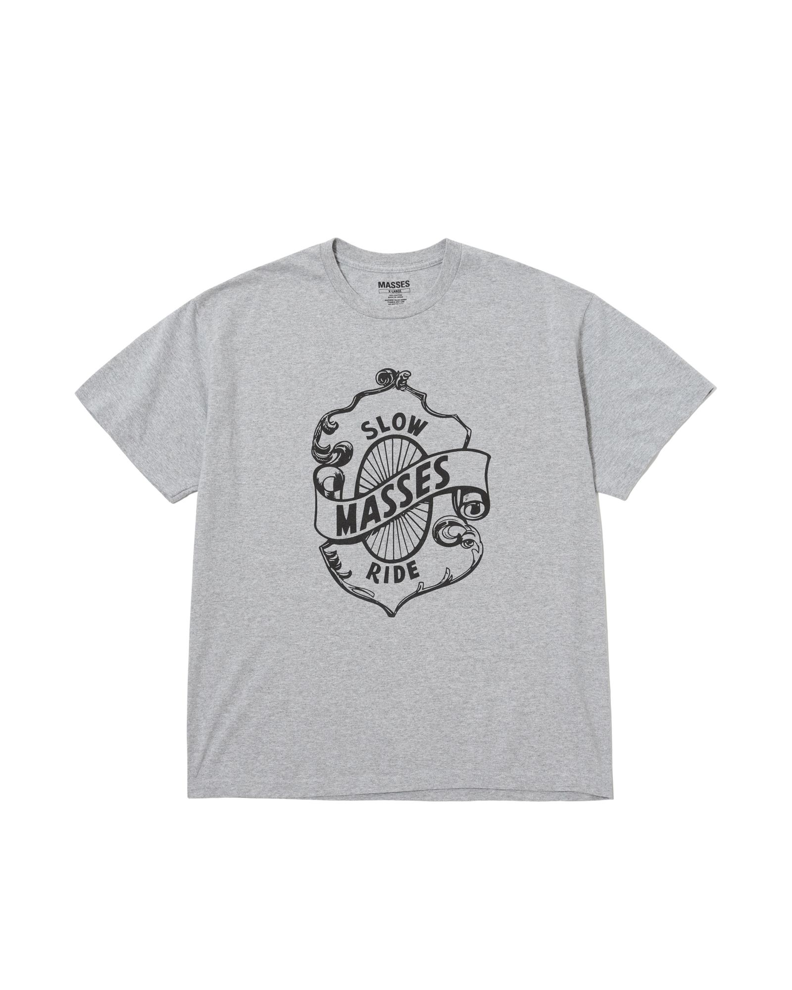 （お得な特別割引価格） MASSES - T-SHIRT SLOW RIDE / HEATHER / プリントティー トップス
