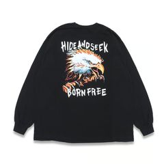 Eagle L/S Tee(Back) / BLK / イーグルバックプリントロングスリーブティー
