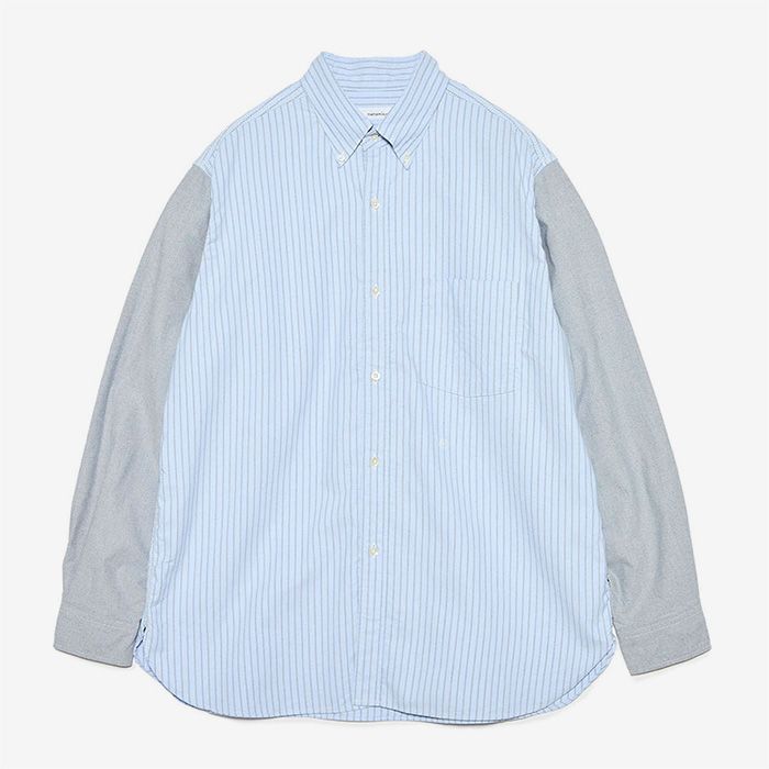 Button Down Stripe Storm Shirt / SX(Sax)