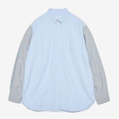 Button Down Stripe Storm Shirt / SX(Sax)