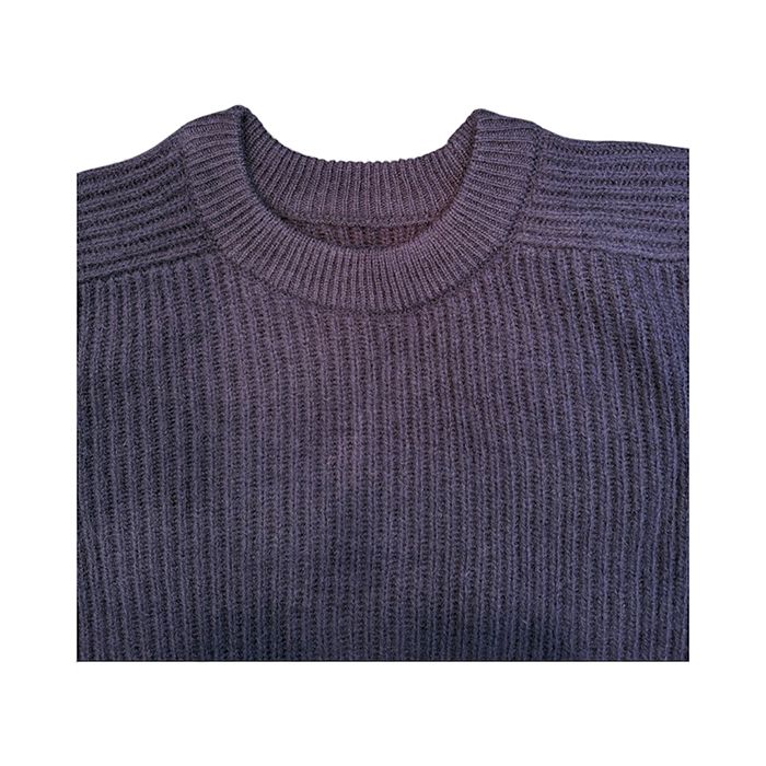 CLAM CREW NECK KNIT / NAVY