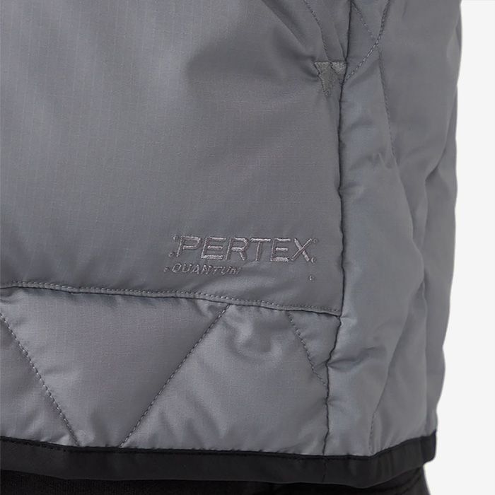 PERTEX QUANTUM PLAS Field Down Cardigan / LH(Light Gray)