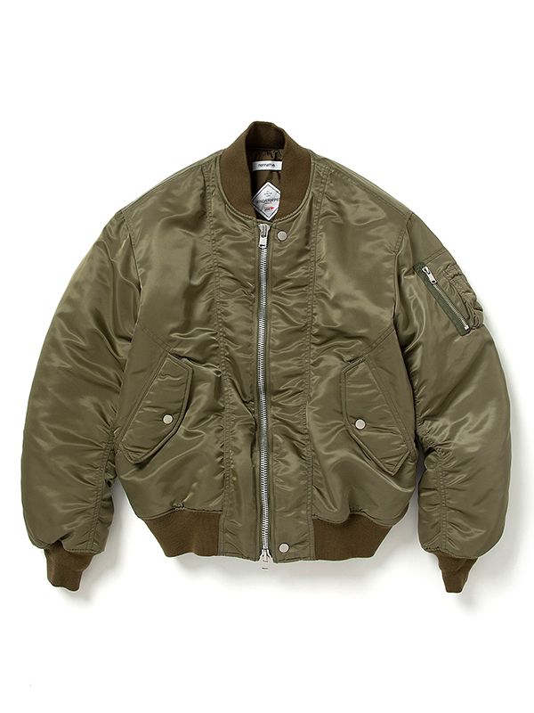 TROOPER PUFF BLOUSON NYLON TWILL WITH GORE-TEX WINDSTOPPER / OLIVE - 1