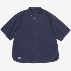 SOLOTEXⓇ TYPEWRITER UTILITY S/S B.D SHIRT / NAVY