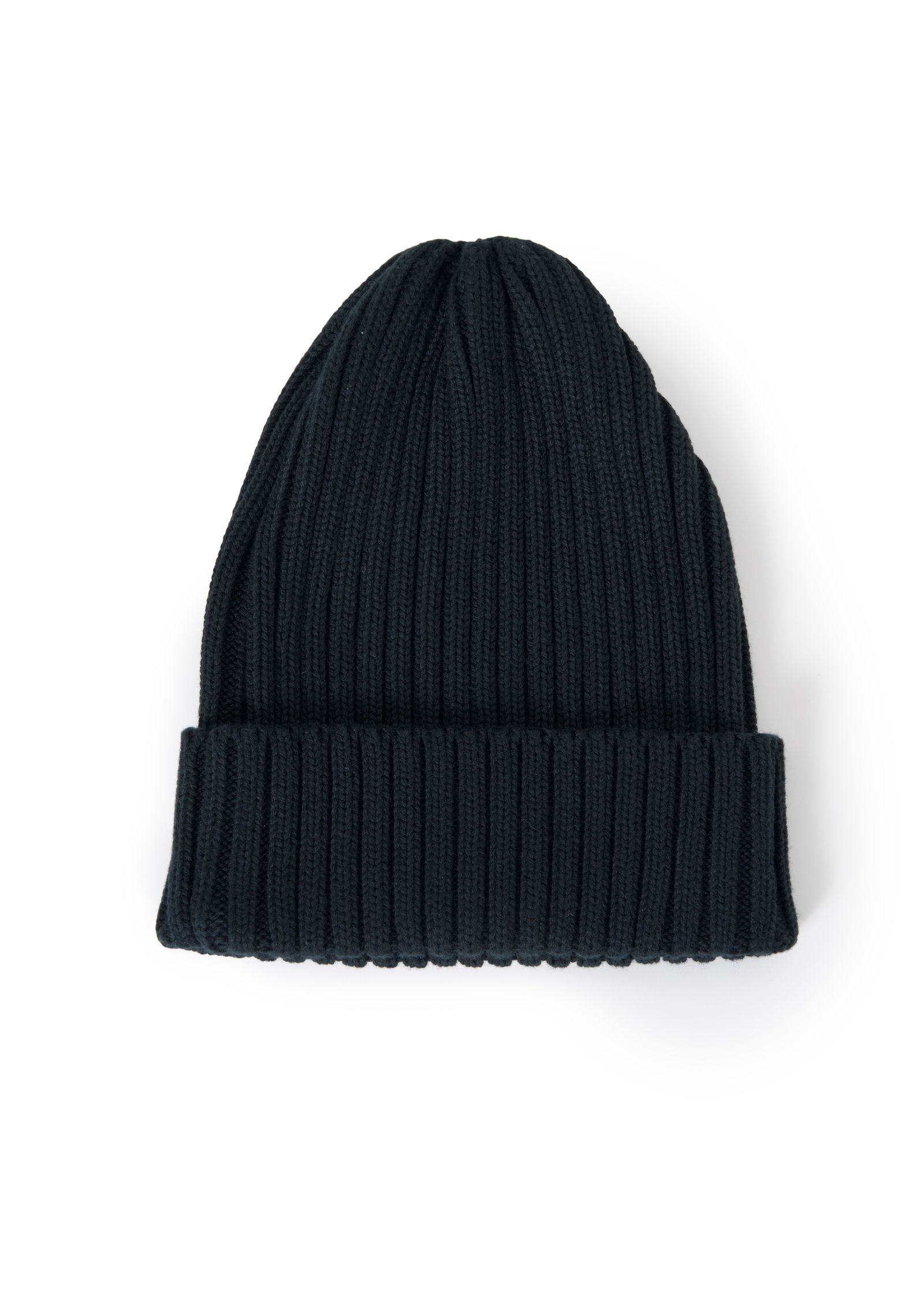 RIB BEANIE / BLACK