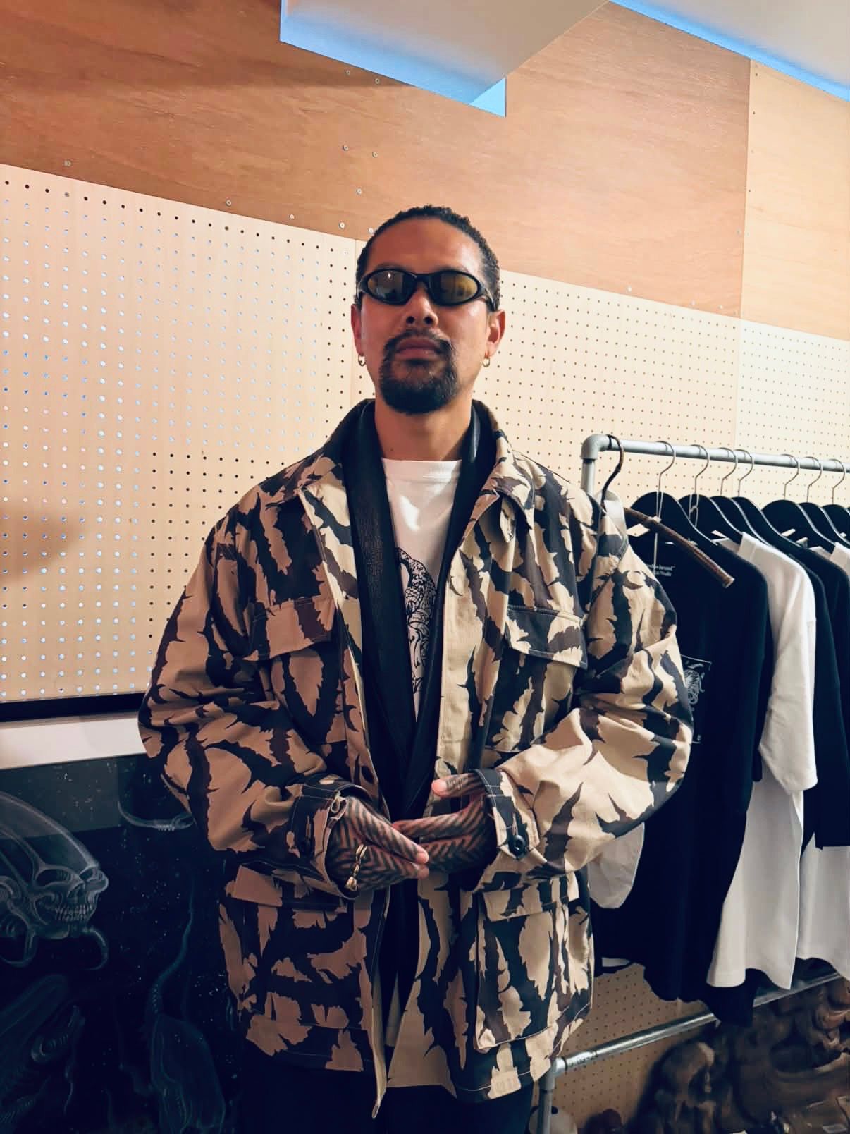 •TRIBAL CAMO BDU JACKET  / BEIGE / BDUジャケット