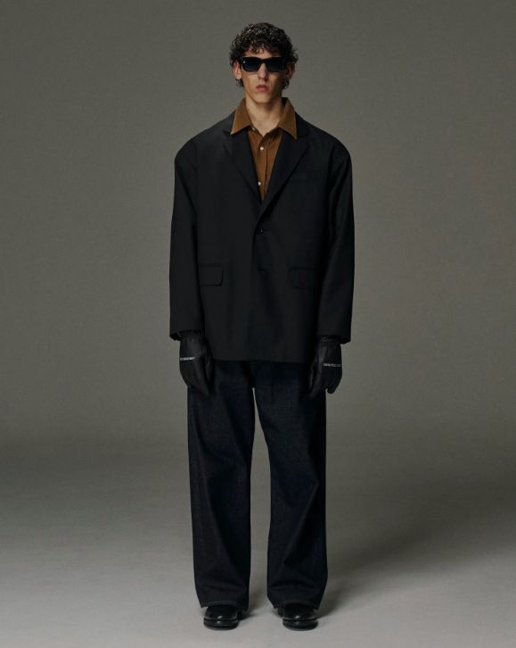 T/W Saxony Single Breasted Jacket / BLACK / シングルジャケット / CTE-25A202