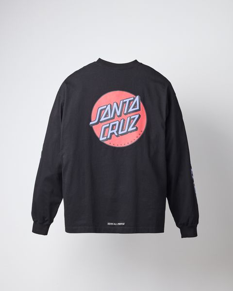SANTA CRUZ / CLASSIC DOT L/S TEE / Black