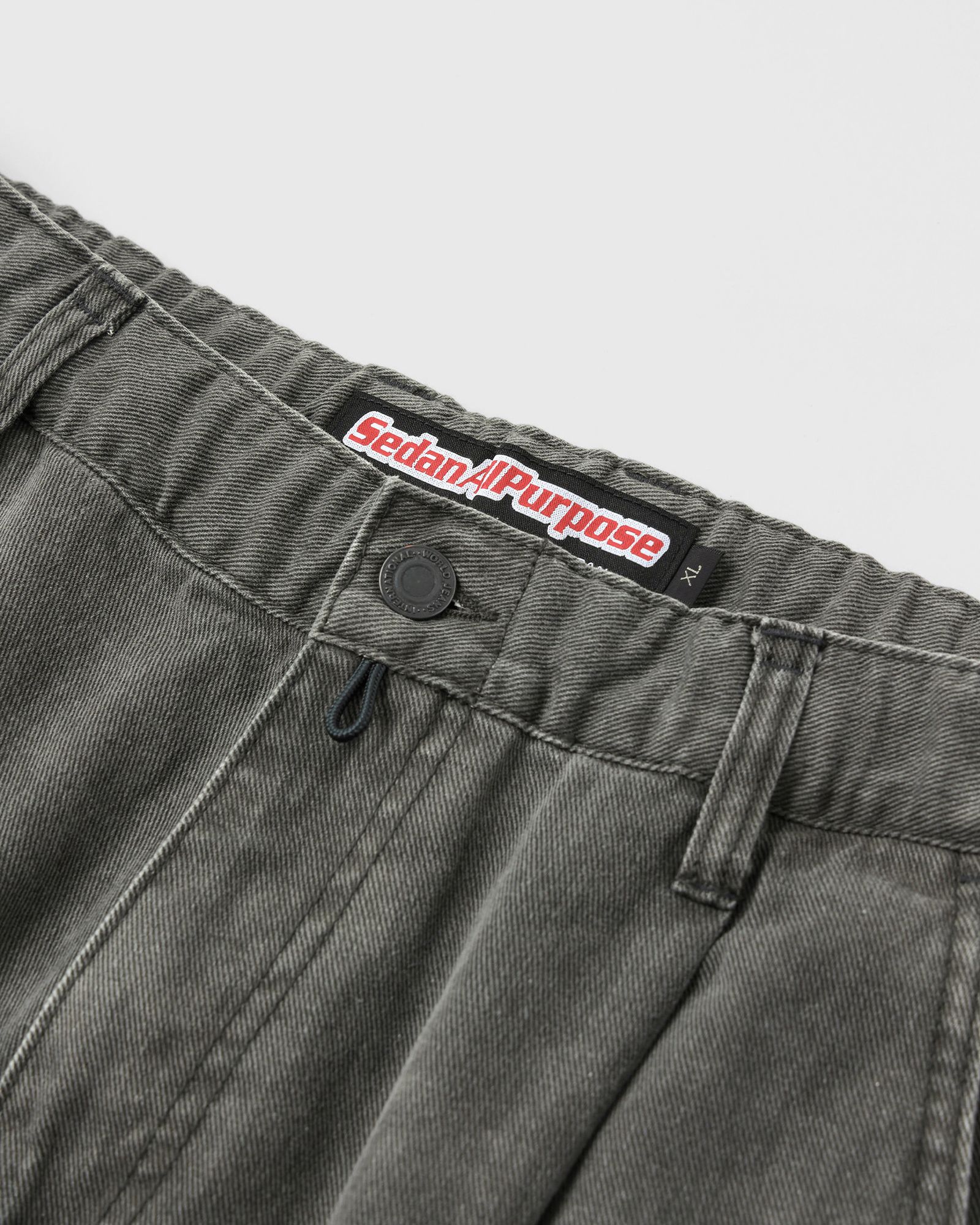 COTTON TWILL SKATE SHORTS / Vintage Black