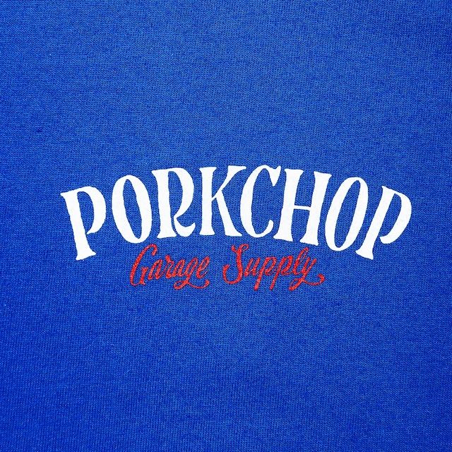 PORK BACK TEE / BLUE×RDWH / プリント ティーシャツ