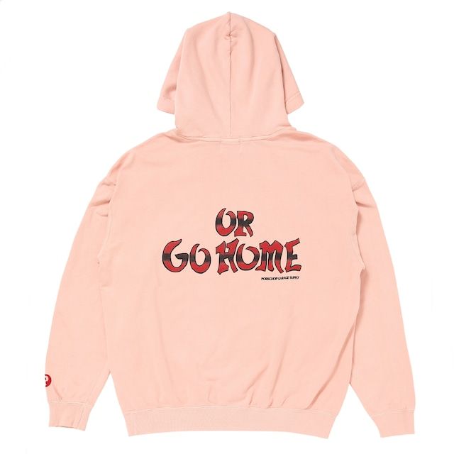 RIDE HARD HOODIE / DUSTY PINK / パーカー
