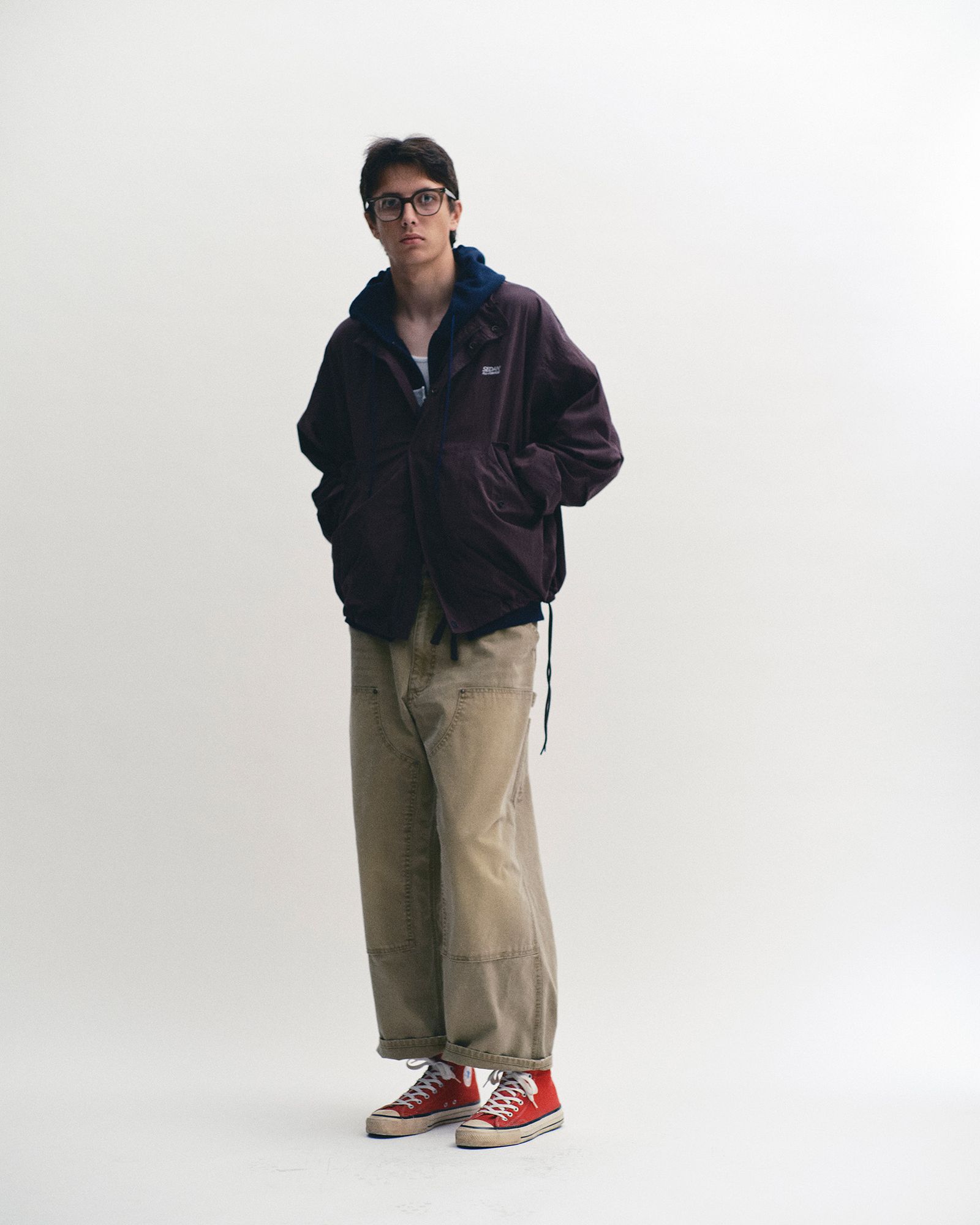 STAND COLLAR JACKET / BLACK