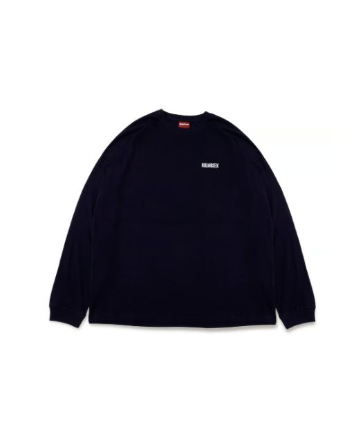 Logo L/S Tee(25ss Back) Big Silhouette / BLK / プリントロングスリーブティー