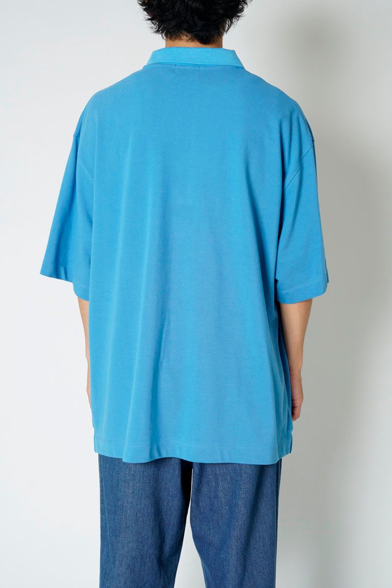 PIQUET POLO SHIRT / BLUE