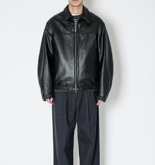 LEATHER JACKET / BLACK