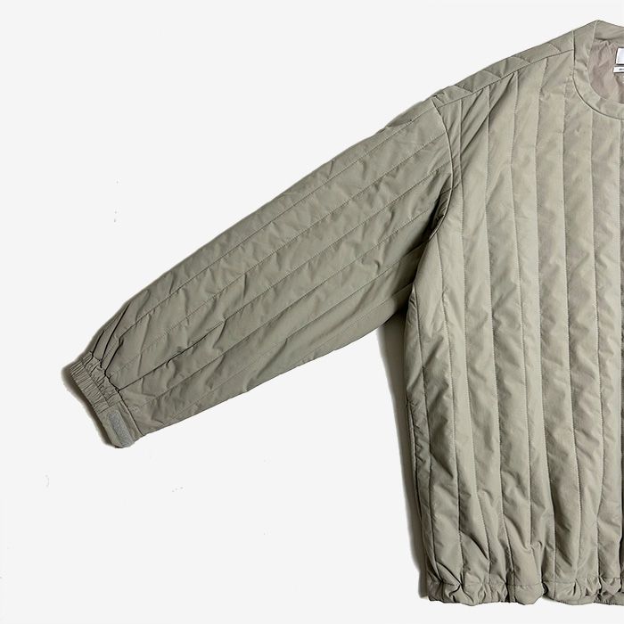 PERTEX UNLIMITED Quilted Crew Neck Pullover / GREGE