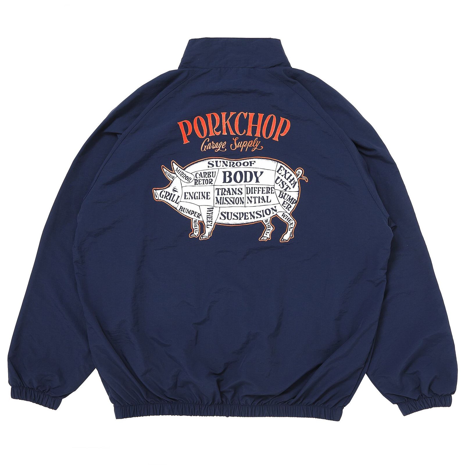 PORK BACK NYLON JKT / NAVY / ナイロンジャケット