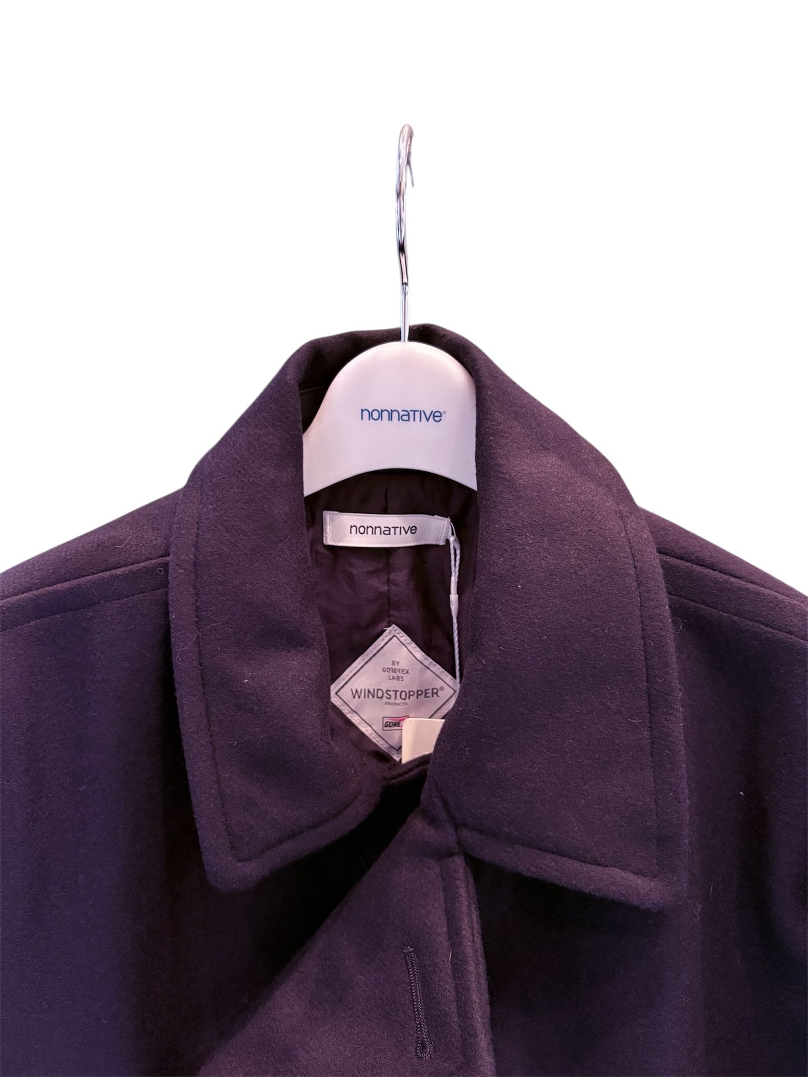 MARINER COAT W/N DOUBLE MELTON WITH WINDSTOPPER® / NAVY / ピーコート / NN-JU4705