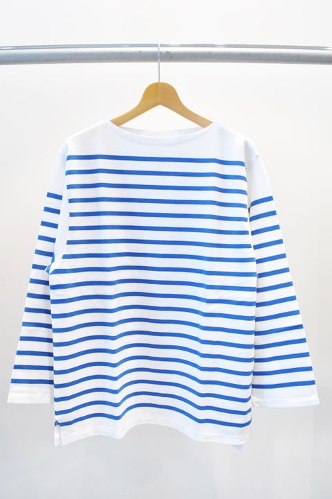 French Panel Border / WHITE×BLUE