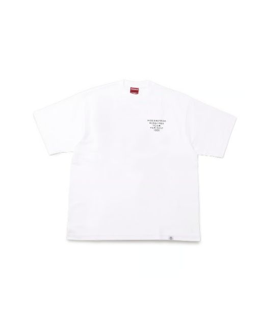 Typewriter S/S Tee (BigSilhouette) / WHT / プリントティーシャツ