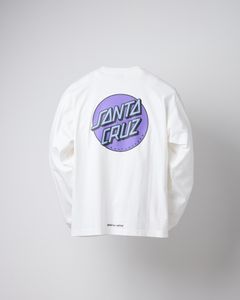 SANTA CRUZ / CLASSIC DOT L/S TEE / White