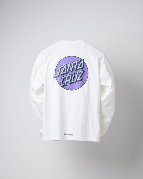 SANTA CRUZ / CLASSIC DOT L/S TEE / White