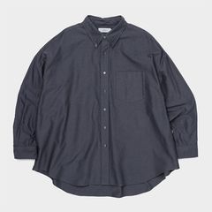 Oxford L/S Oversized B.D Shirt / GRAY