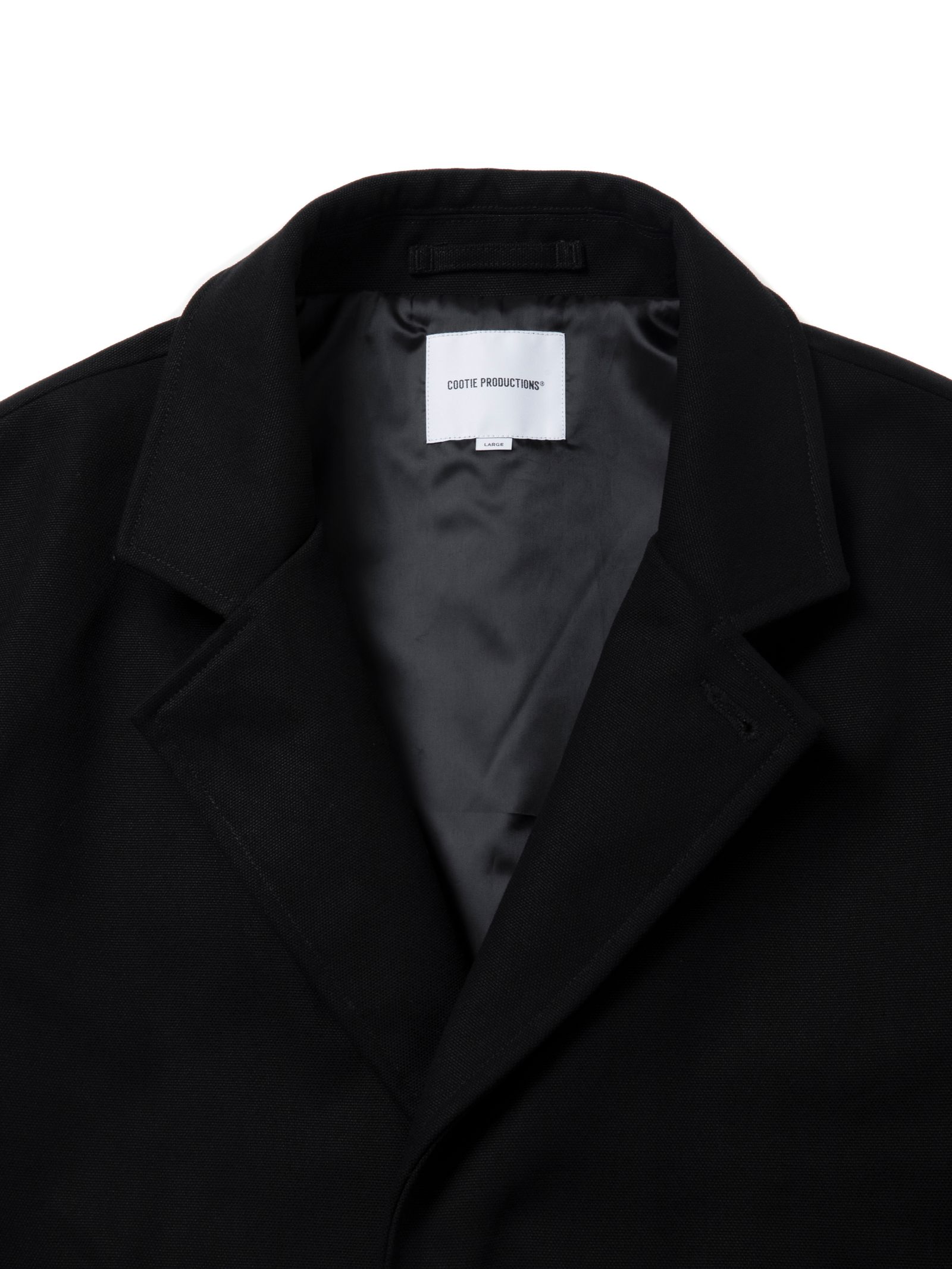 Cotton Canvas Padded Short Coat / BLACK / キャンバスコート / CTE-25A214