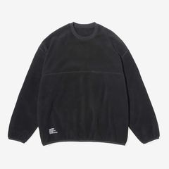 MICRO FLEECE CREW NECK PULLOVER / BLACK