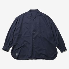 COOLFIBER OPEN COLLAR L/S SHIRT / NAVY