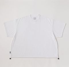 SUPER BIG TEE W DRAWSTRINGS | WHITE