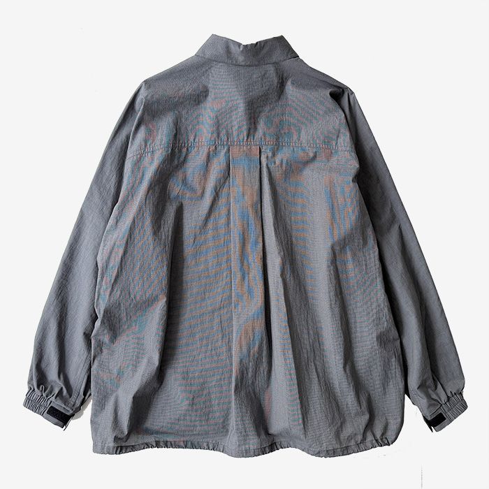 Seersucker Pullover Shirt / Gray