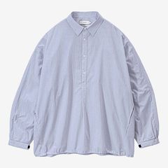 Seersucker Pullover Shirt / Blue