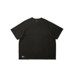 WASHABLE WOOL S/S TEE / BLACK