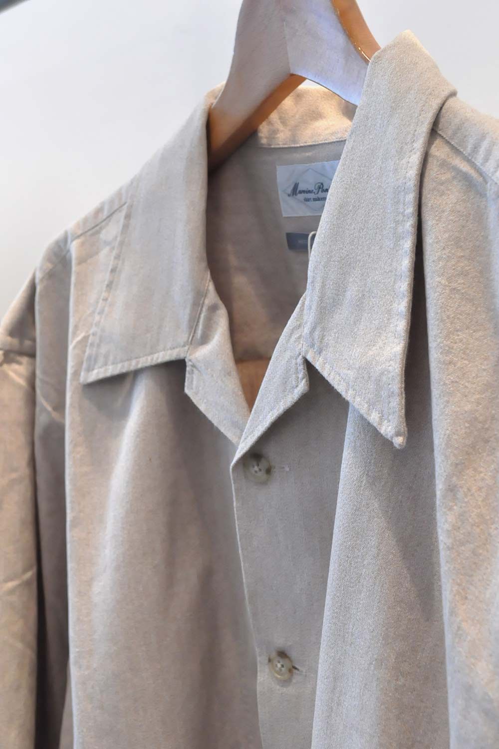 Marvine Pontiak Shirt Makers - Drizzler SH / BEIGE | Stripe Online