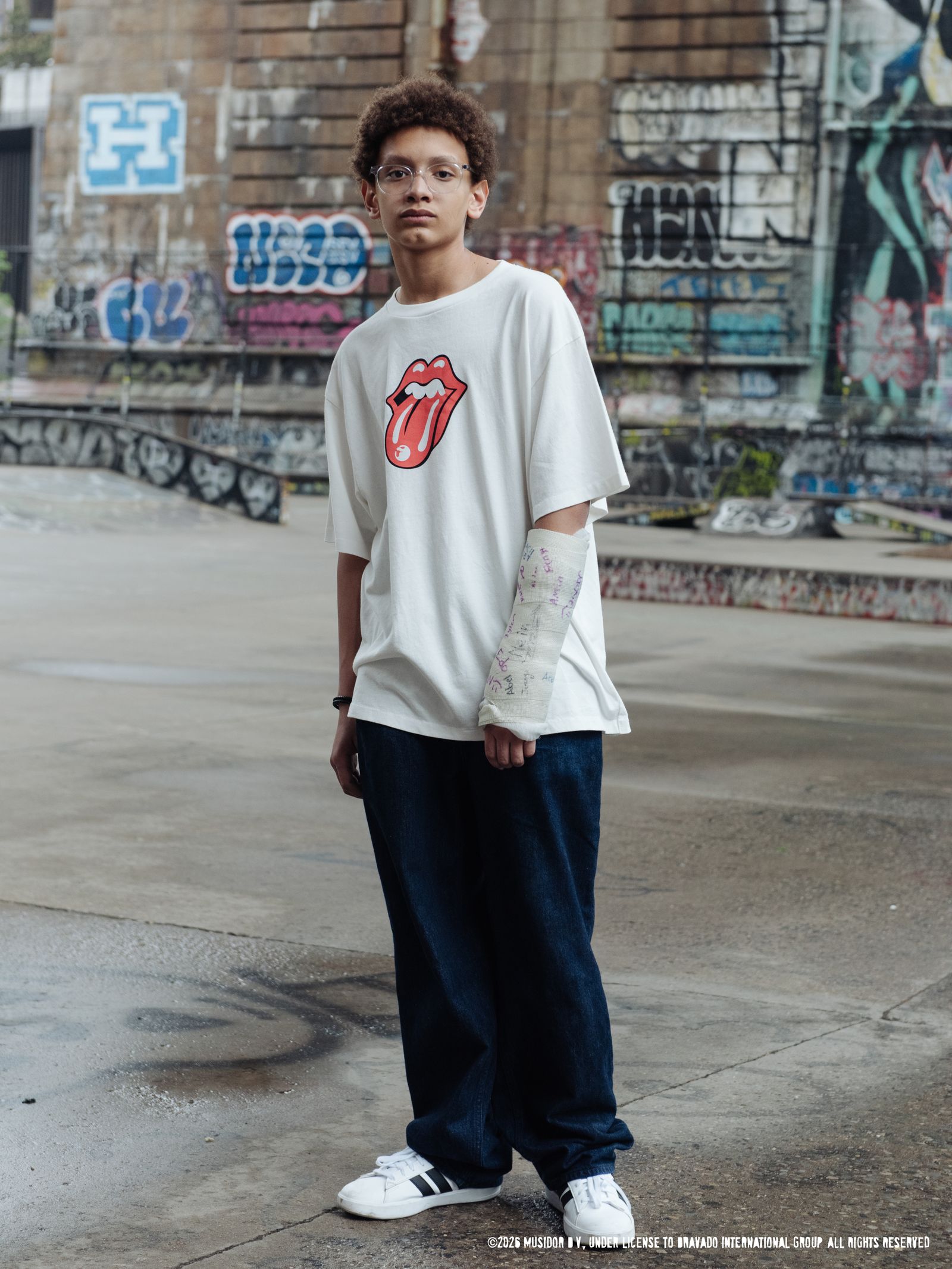 TABLET S/S T-SHIRT(The Rolling Stones) / BLACK / プリント ティーシャツ / The Rolling Stones