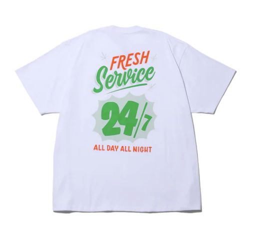 FreshService - CORPORATE PRINTED S/S TEE ”ALL DAY ALL NIGHT
