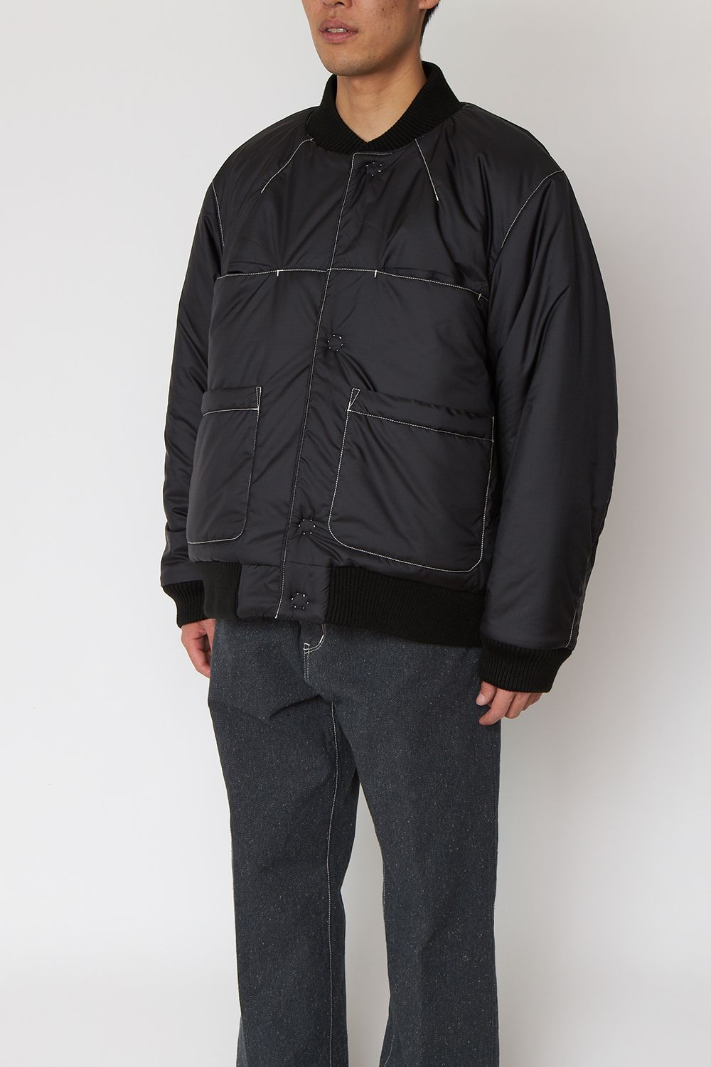 REVERSIBLE CLUB JACKET WPL / DARK CHARCOAL