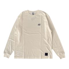 FADE WASH L/S TEE / F.WHITE / プリントロングスリーブティー