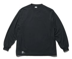 DRY JERSEY L/S CREW NECK TEE / BLACK