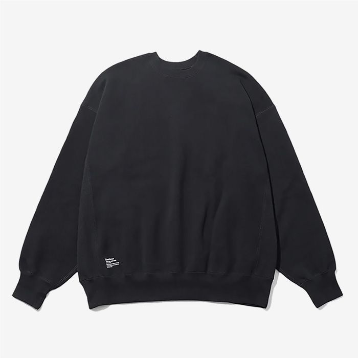 HEAVY OZ CREW NECK SWEAT / BLACK