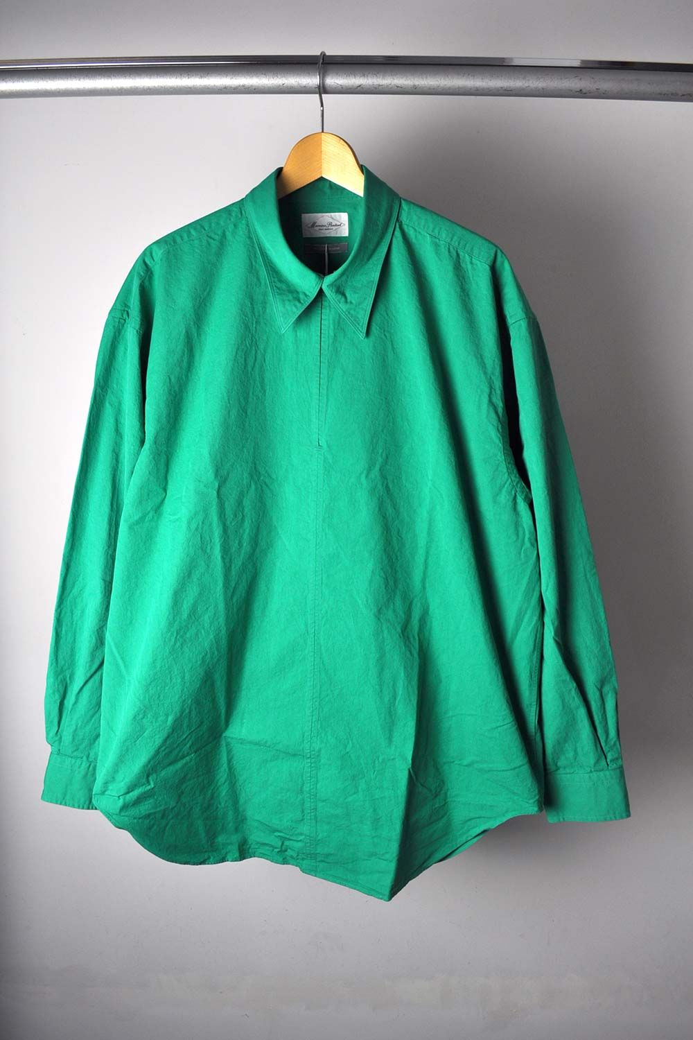 Marvine Pontiak Shirt Makers - Skipper SH / EMERALD GREEN | Stripe 