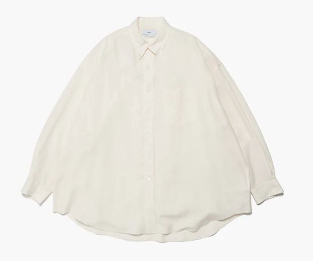 Graphpaper - Linen Cupro L/S Oversized B.D Shirt / KINARI | Stripe Online  Store