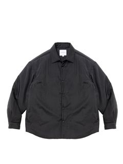 Nylon Taffeta Padded Shirt / BLACK /  ナイロン シャツ