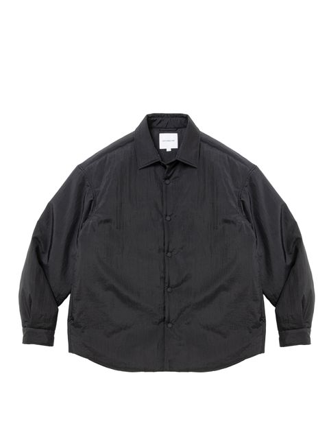 Nylon Taffeta Padded Shirt / BLACK /  ナイロン シャツ