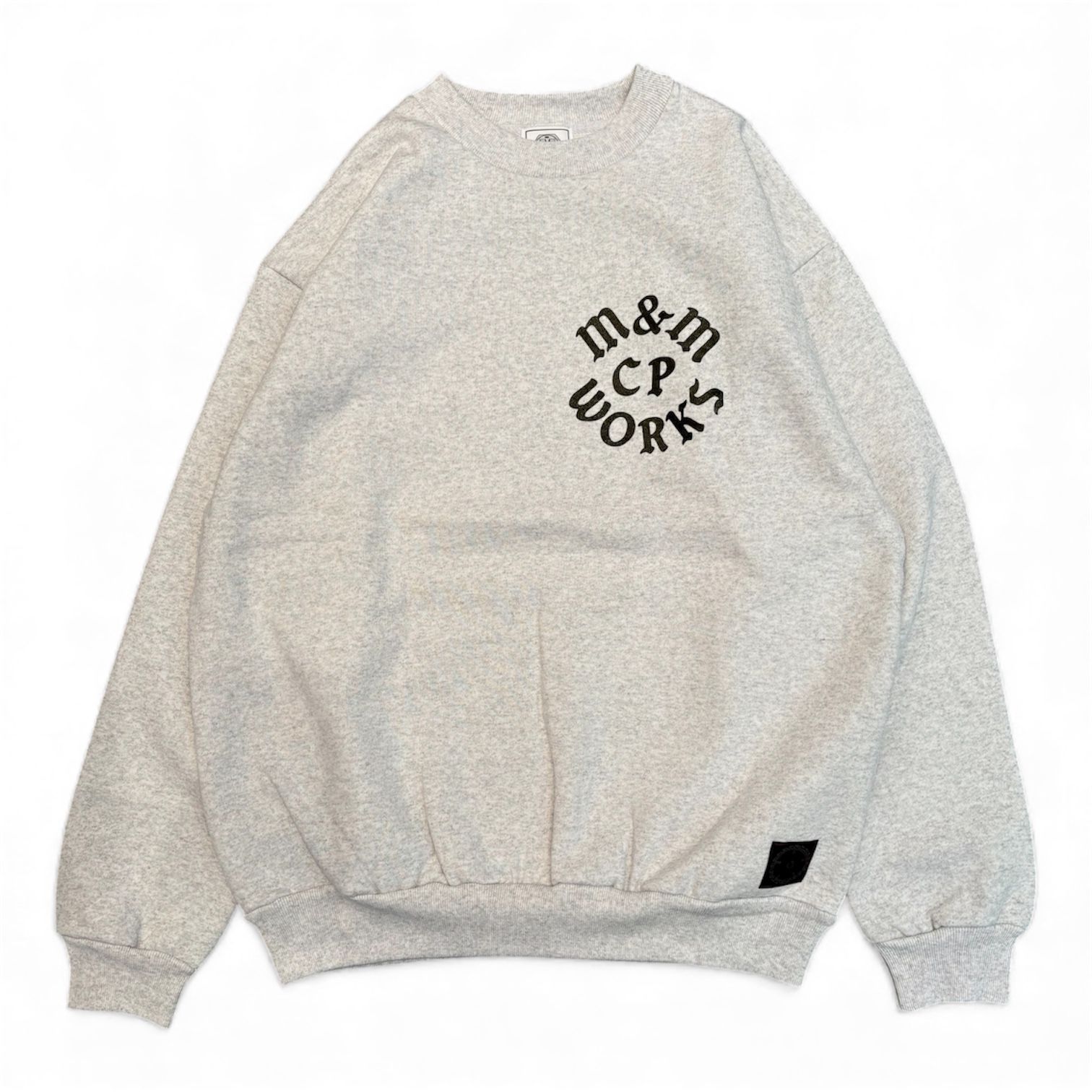 WORKS Heavy Crewneck Sweat / ASH / ヘビーオンス クルーネックスウェット