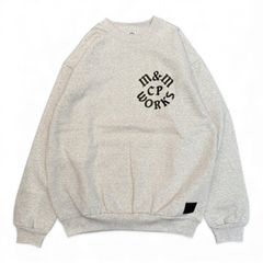 WORKS Heavy Crewneck Sweat / ASH / ヘビーオンス クルーネックスウェット
