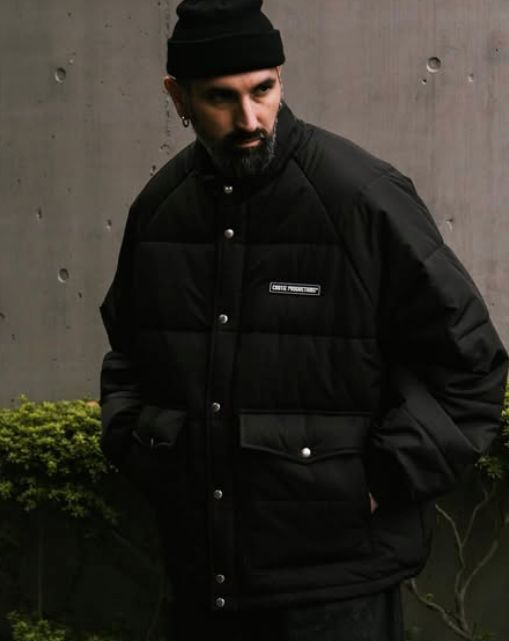 Error Fit Padded Racing Jacket / BLACK / レーシングジャケット / CTE-25A217